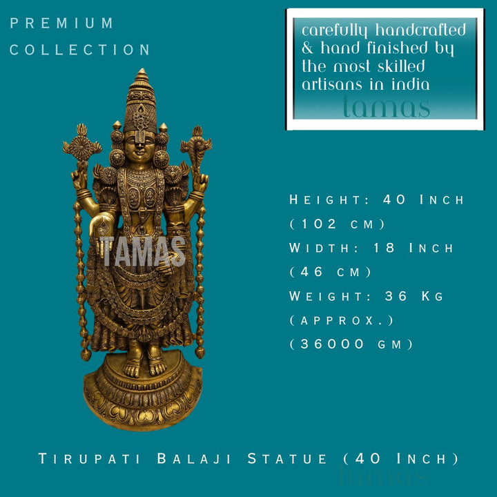 Tirupati Balaji Statue (40 Inch)