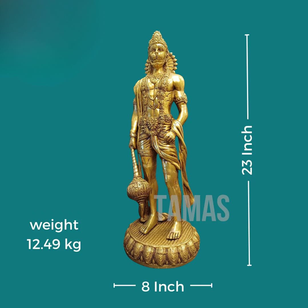 Brass Ganesh Veena Statue