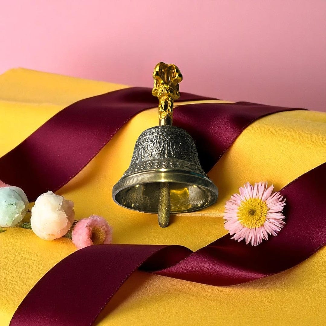 Tamas Pure Kansa Pooja Ghanti – Bronze Bell with Gift Box and Deep Sound

