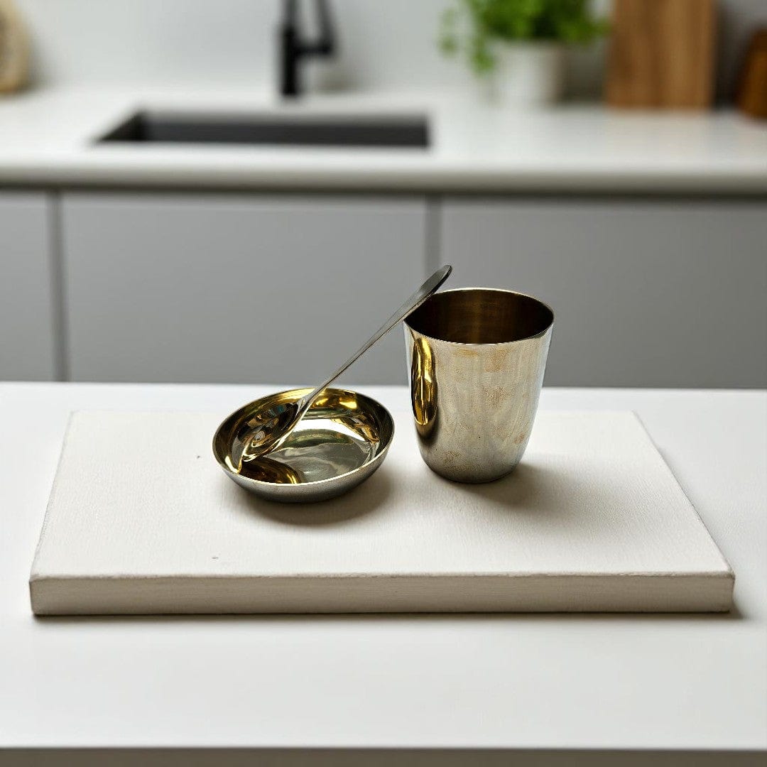 Kaansa Dinner Set | Bronze Thali Set 