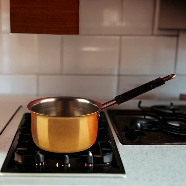 Tamas Brass Saucepan - Tamas: Luxury Indian Gifts