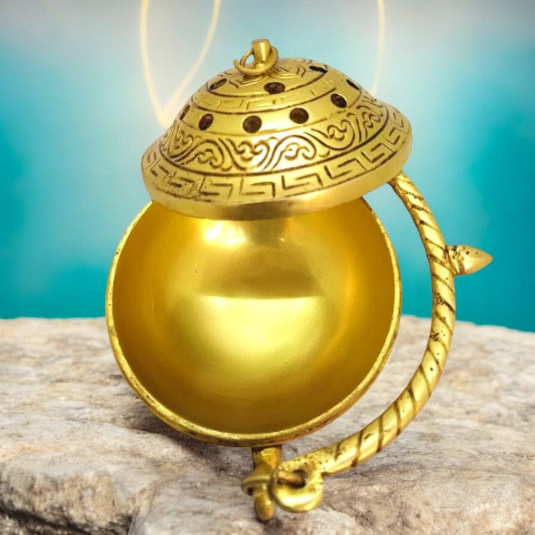Brass Small Dhoop Burner