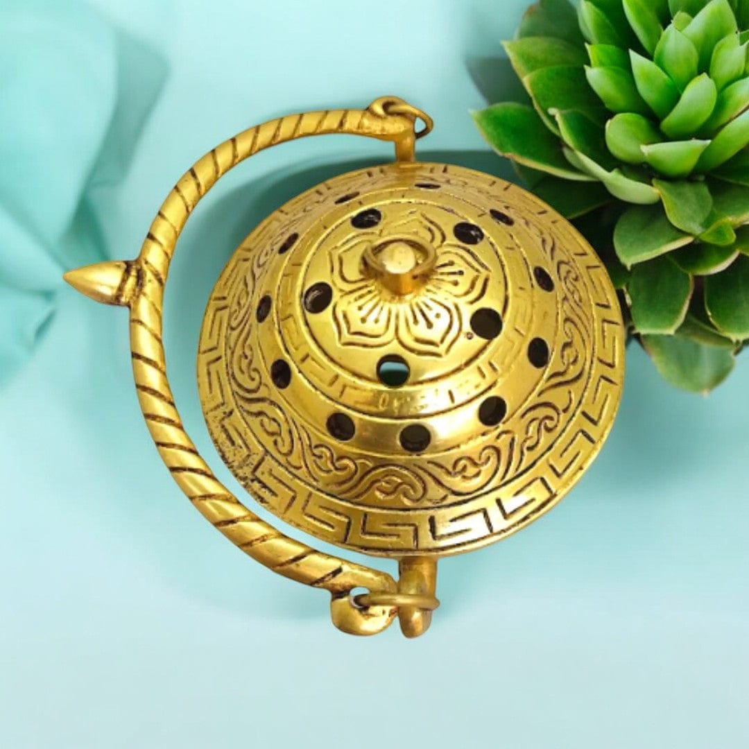 Brass Small Dhoop Burner