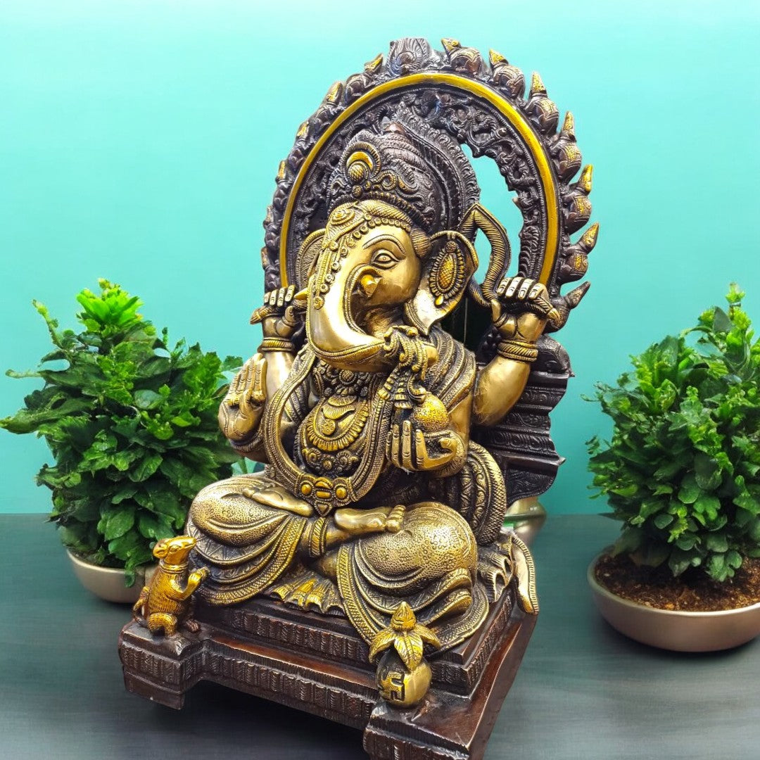 Brass Ganesh Statue
