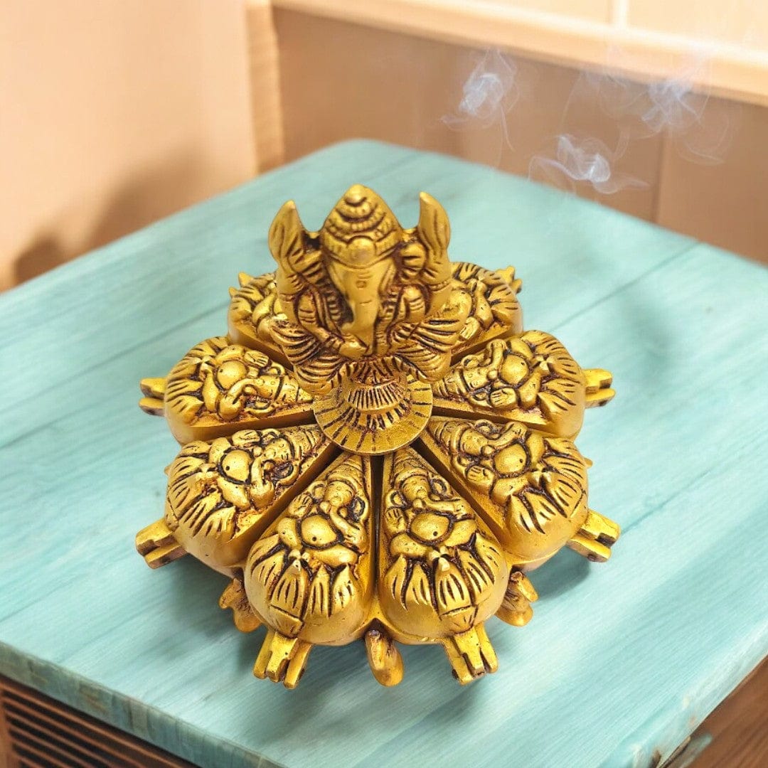 Brass Kumkum box