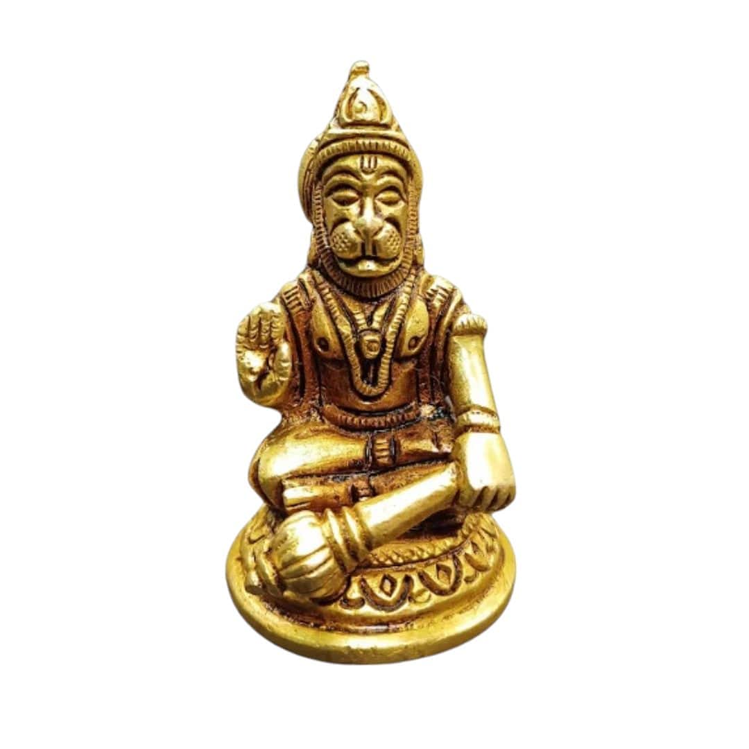 Brass Hanuman Murti