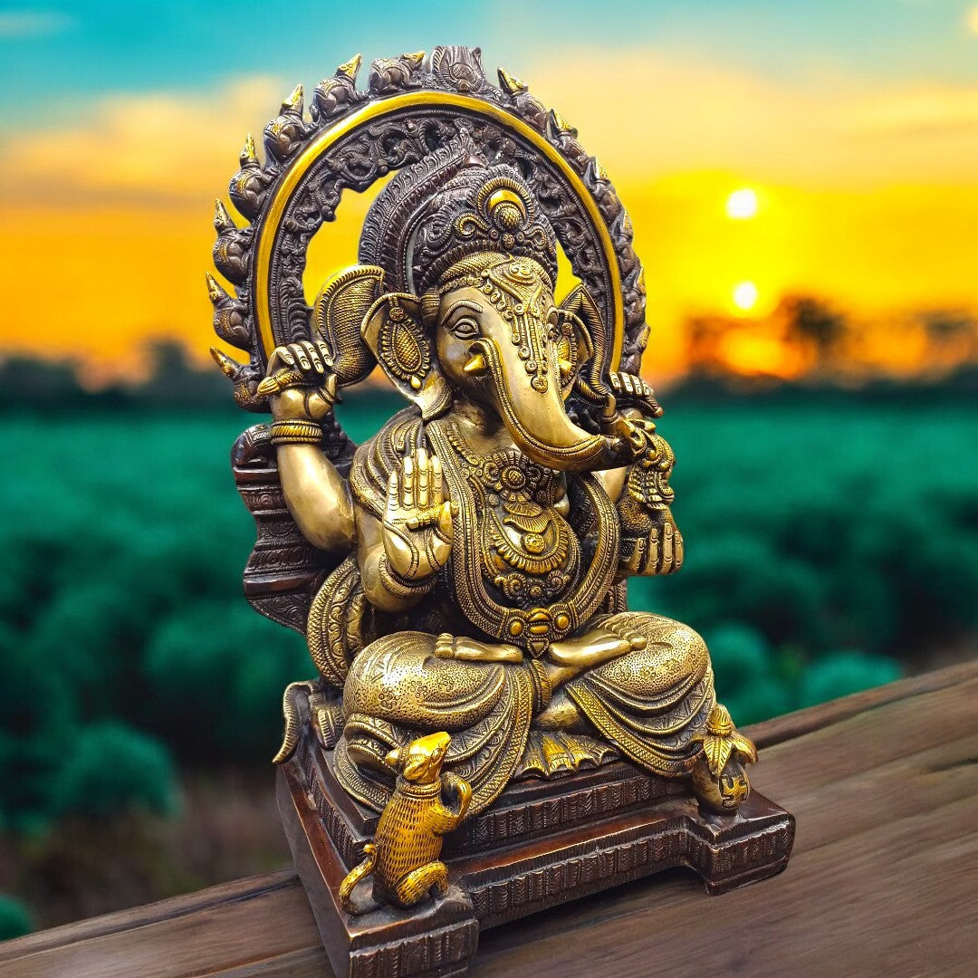 Brass Ganesh Statue