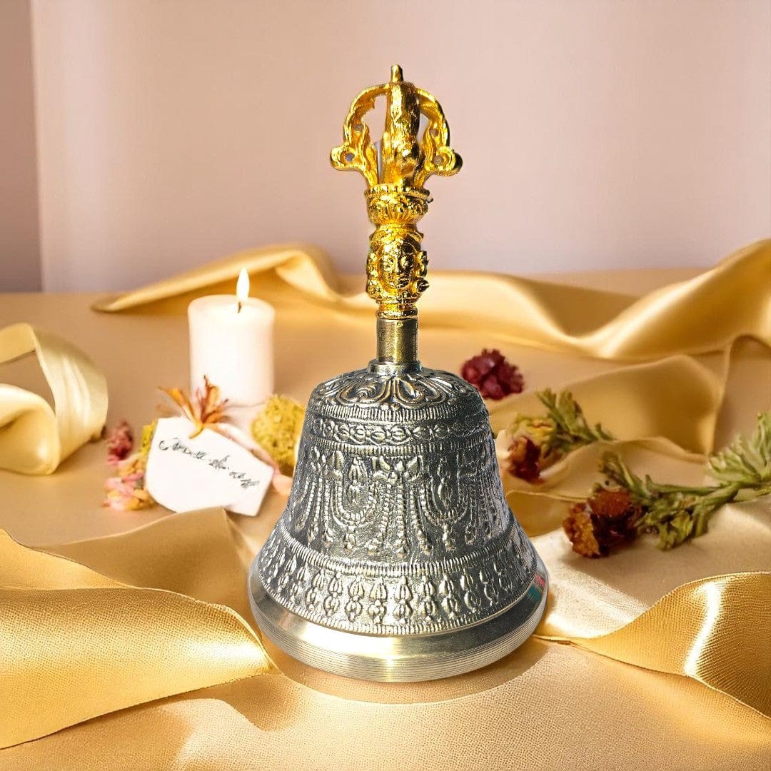Tamas Pure Kansa Pooja Ghanti – Bronze Bell with Gift Box and Deep Sound

