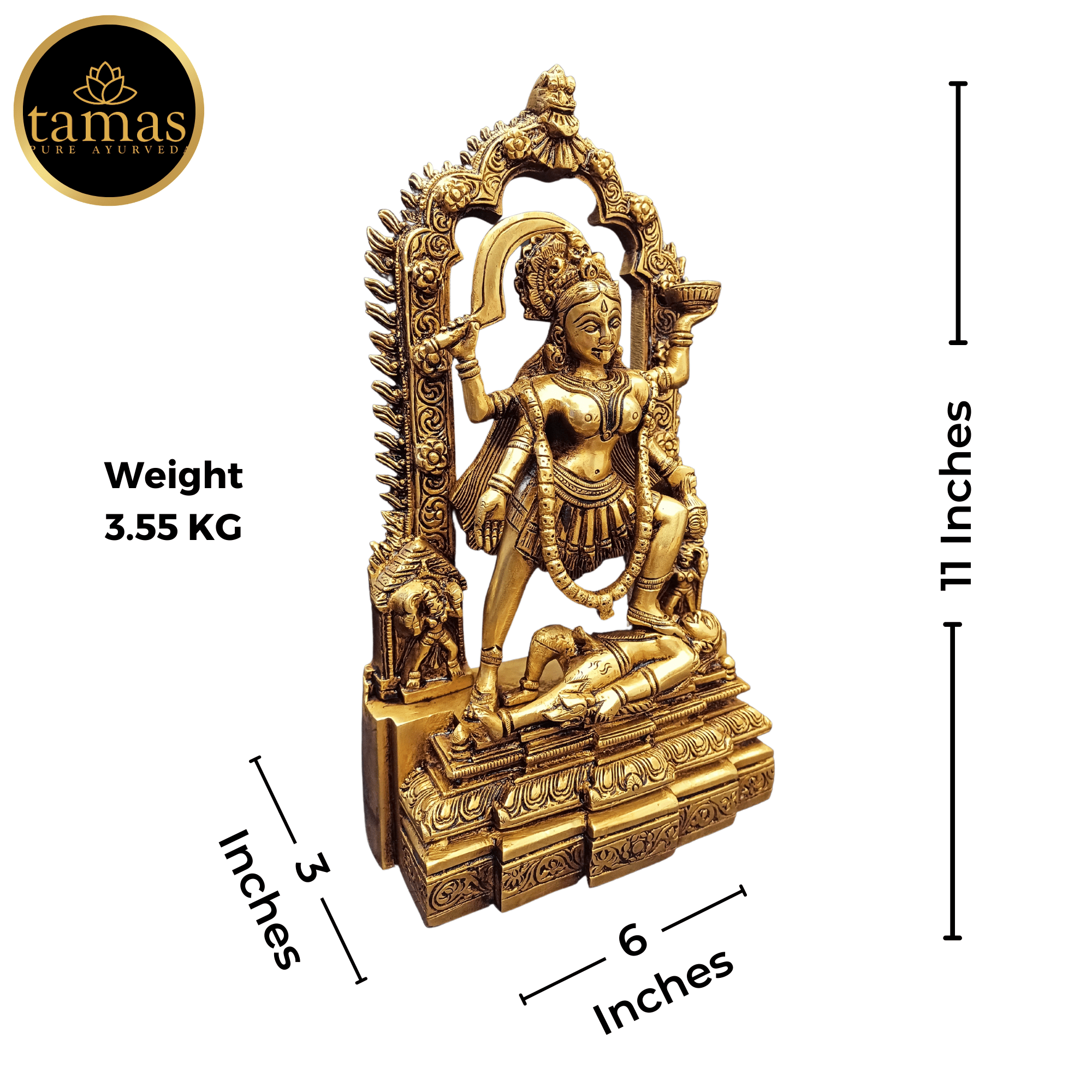 Brass Kaali Maa Statue