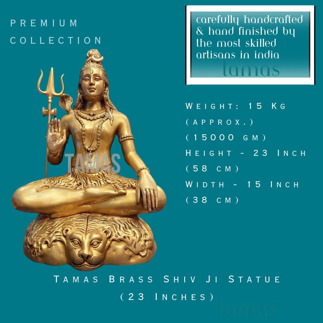Brass Shiv ji Statue