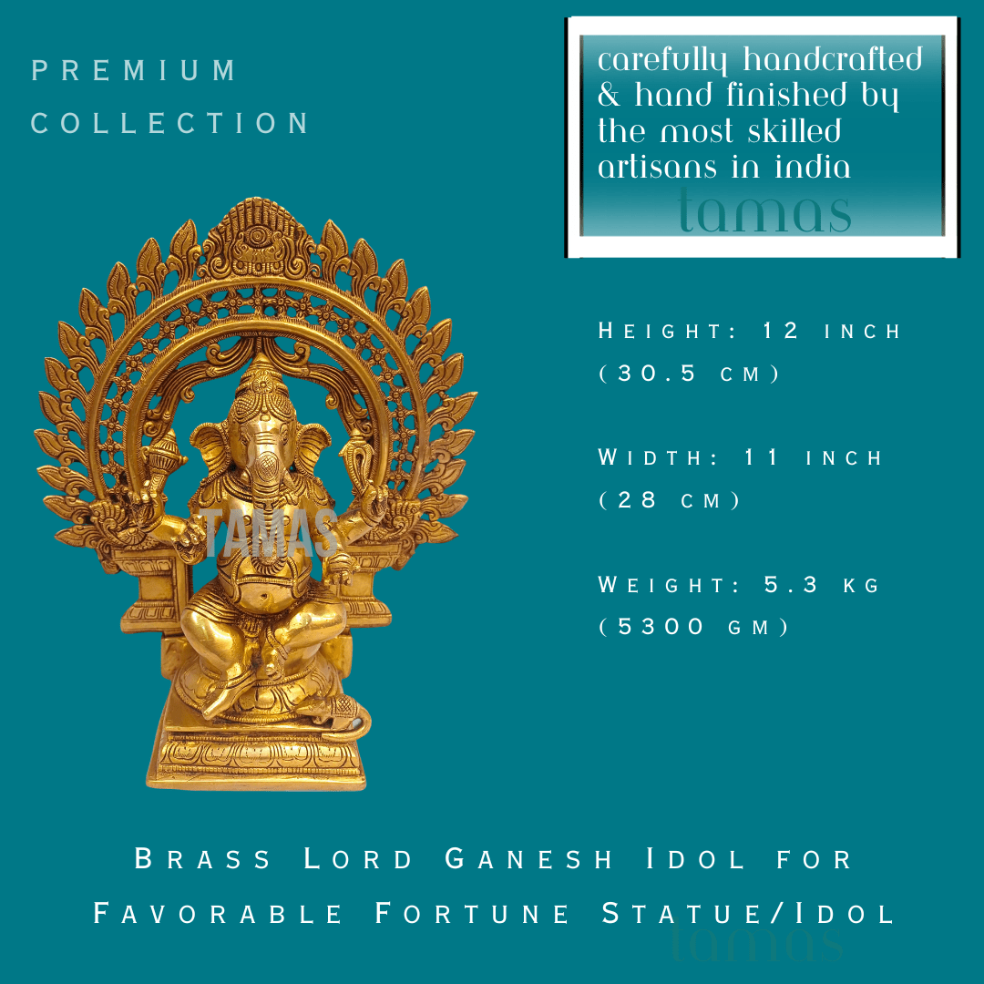 Brass Lord Ganesh Idol