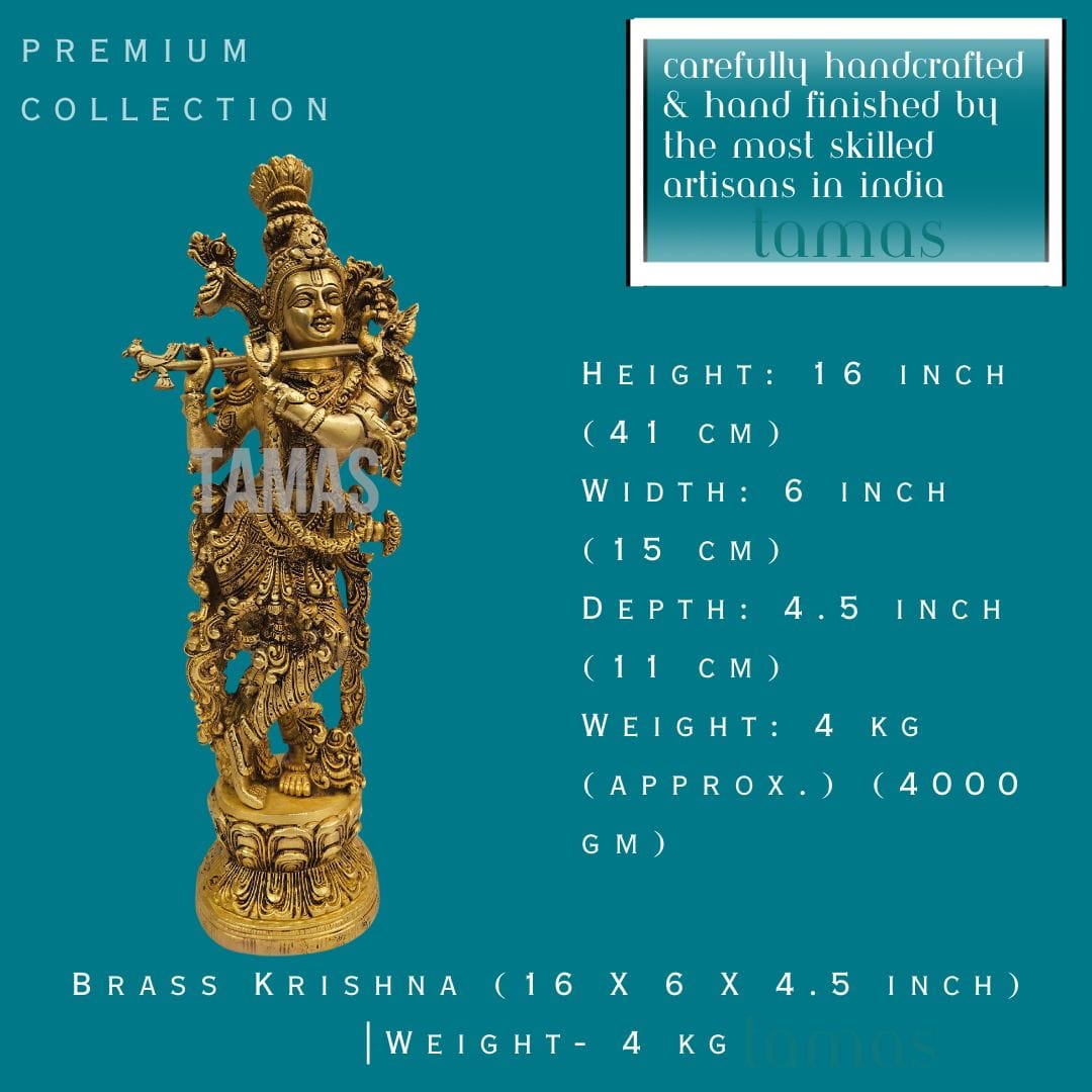 Brass Krishna