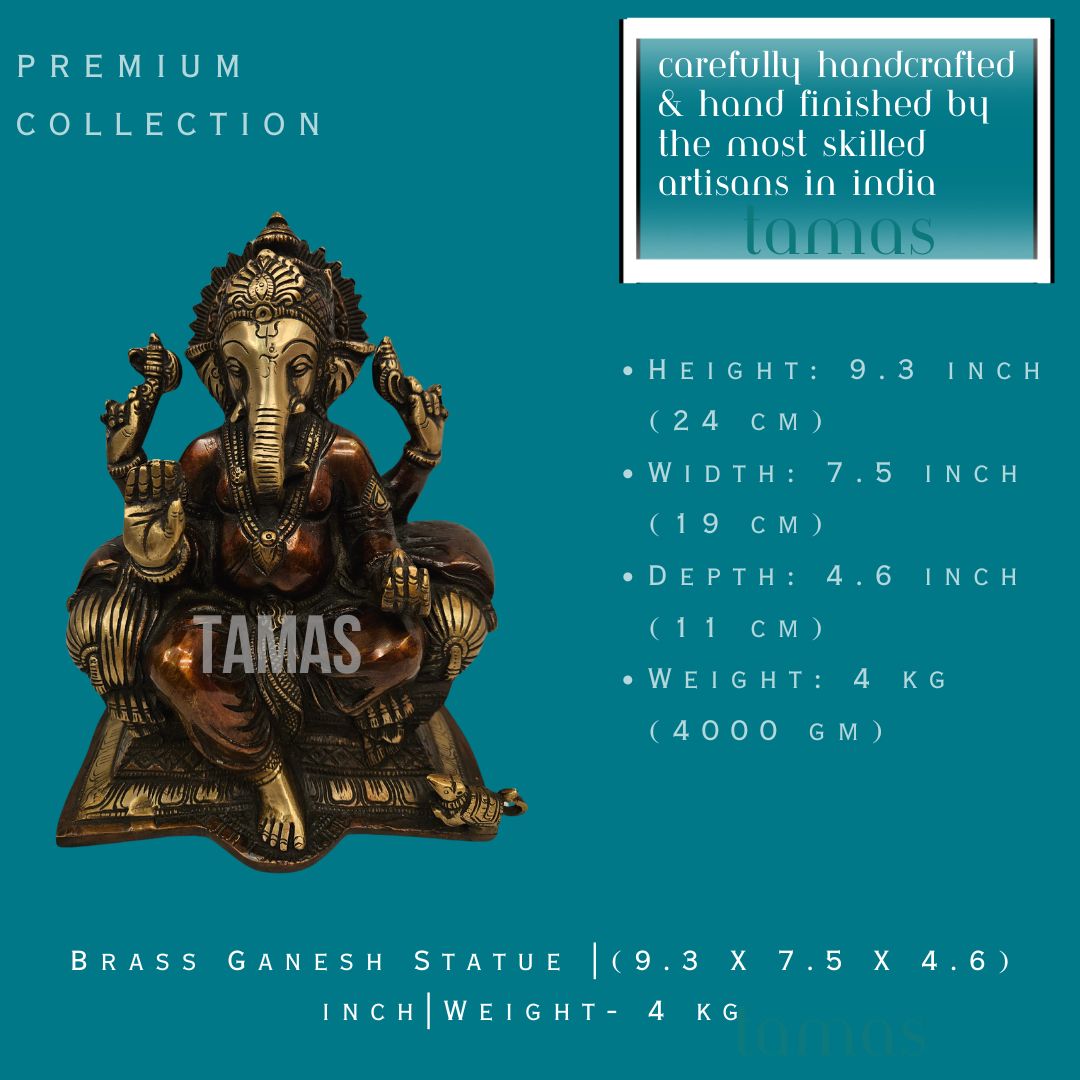 Brass Ganesh Statue