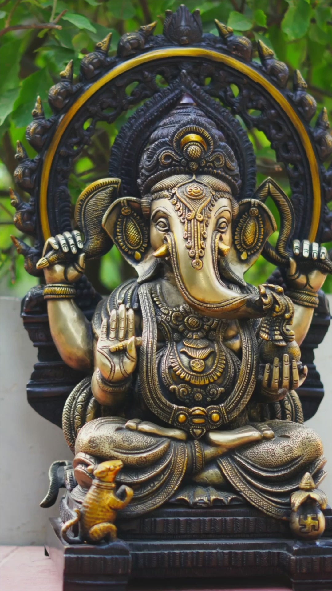 Tamas Brass Ganesh Statue (18 Inches)