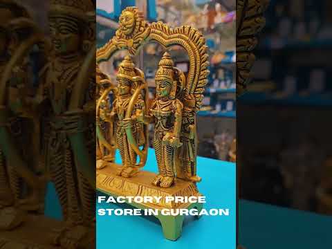 Brass Ram Darbar Idol Set with Premium Gift Box – Divine Blessings for Home, Pooja & Best for Gifting