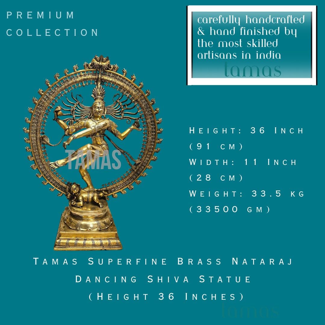 Brass Dancing Shiva