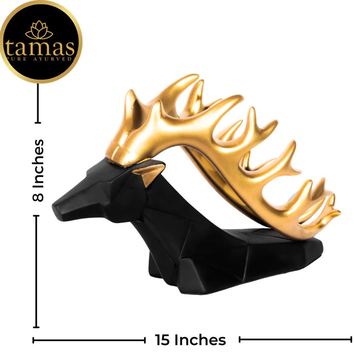 Poly Resin Stag Wine Holder