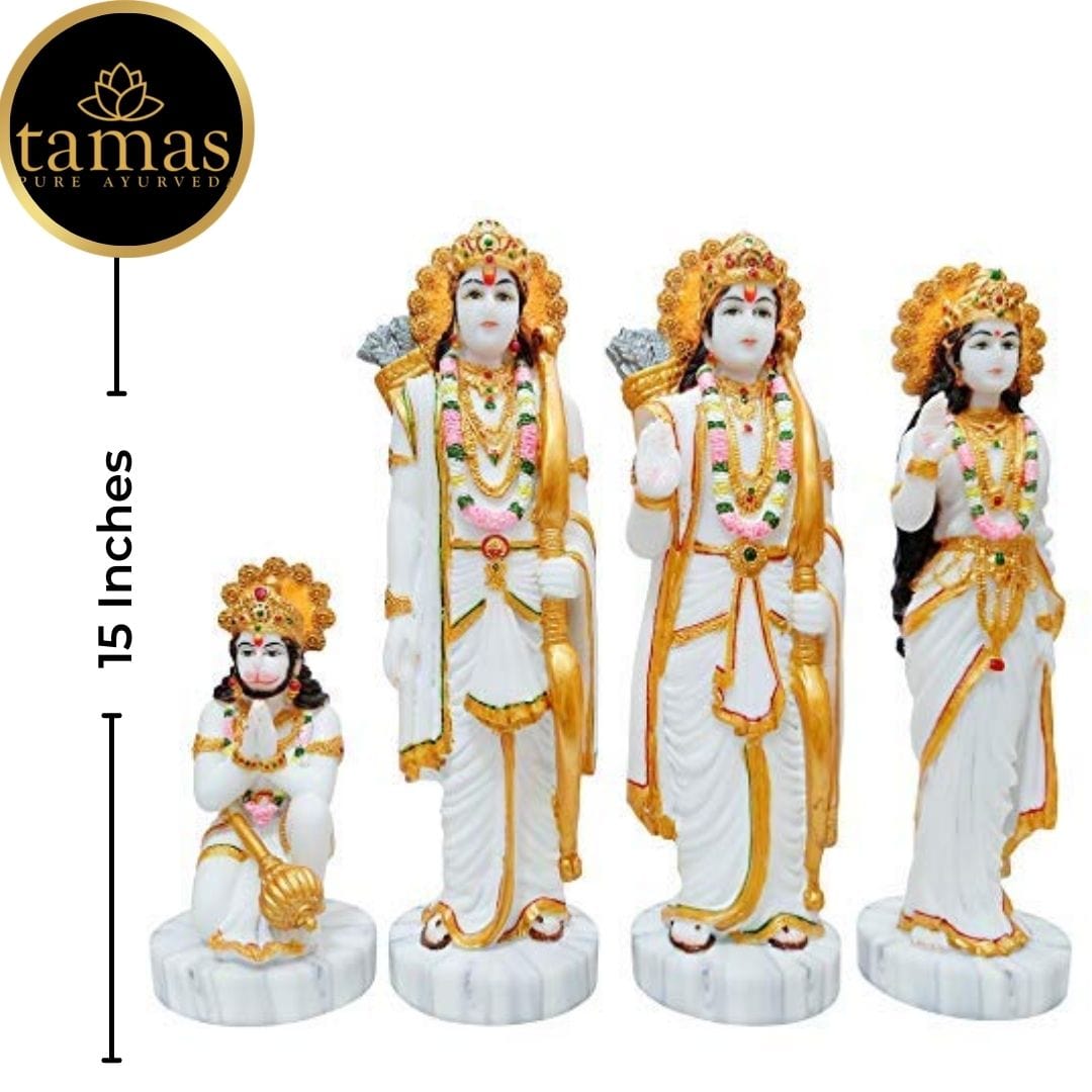 Gold Plated Ram Darbar Statue