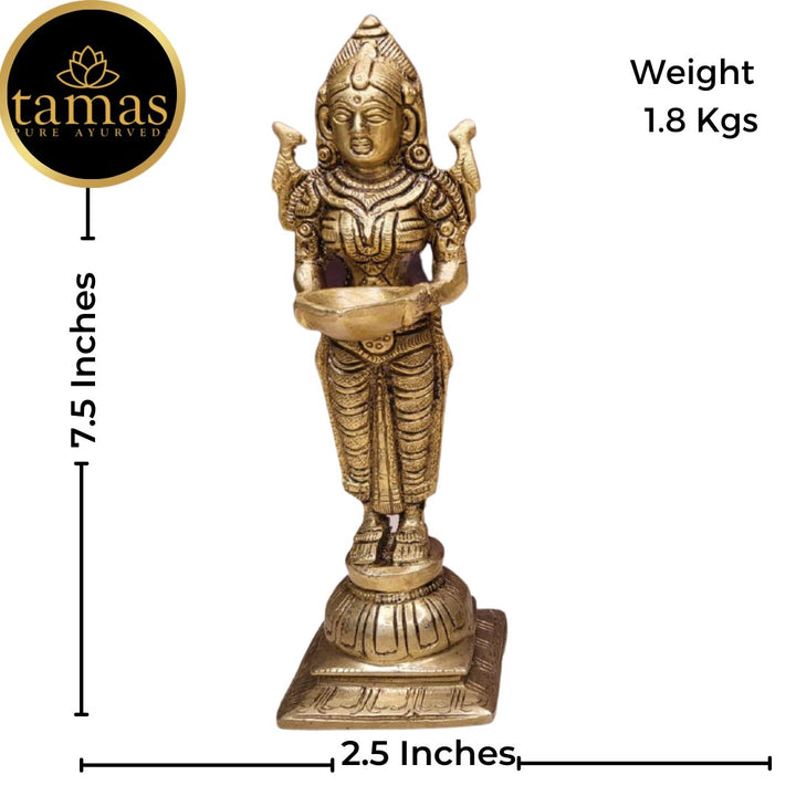 Brass Pavai Lamp