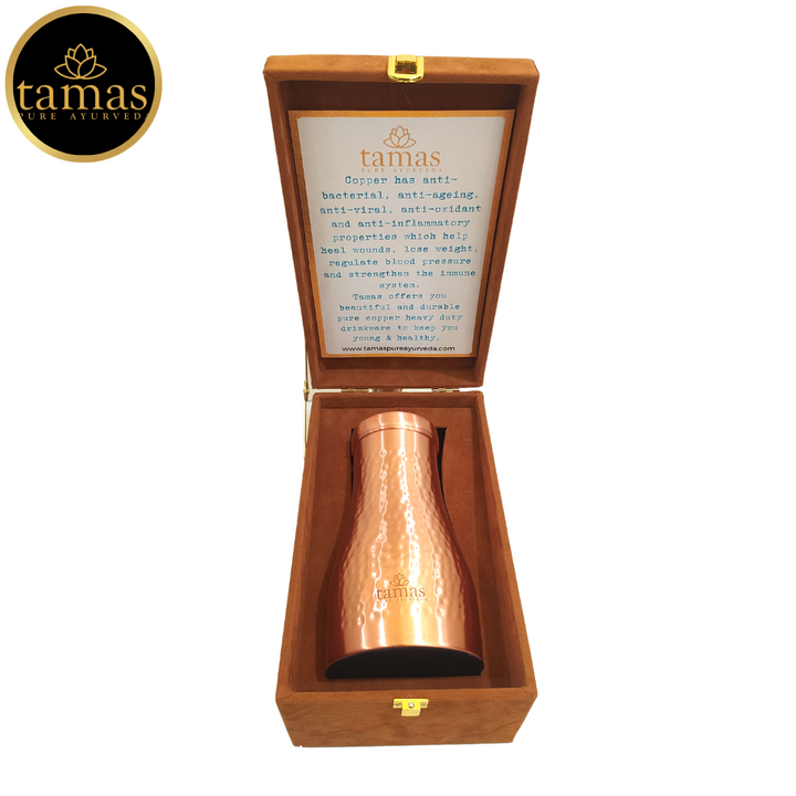 Copper Water Jar (1000 ML) with Luxury Gift Box