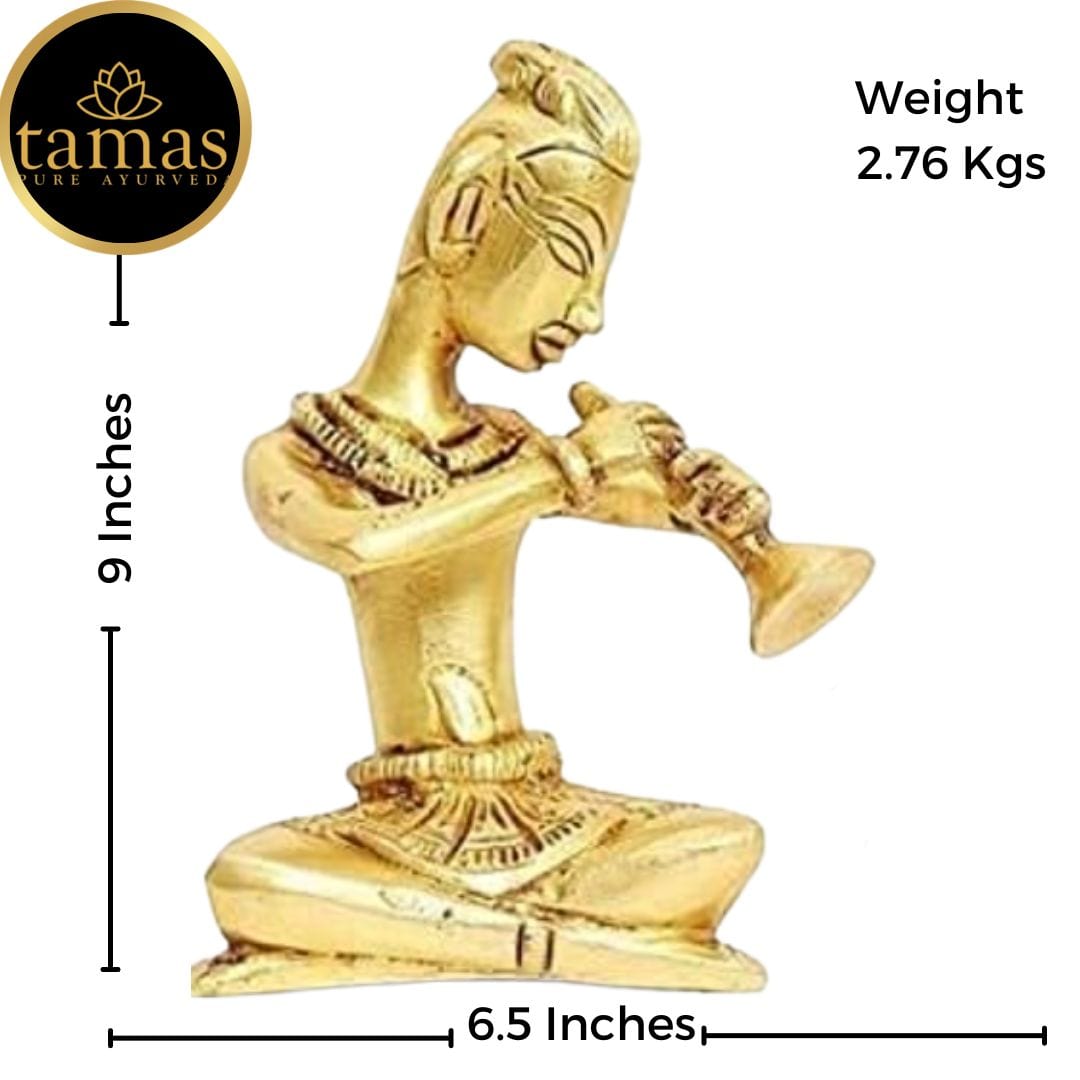 Brass Musician Playing Shehnai Idol