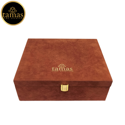 Copper Water Bottle And Glass Set with Premium Gift Box  (100ML & 250ML)