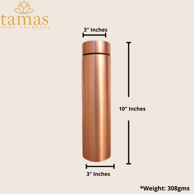 TAMAS JELLY PLAIN WATER BOTTLE COPPER | 1000ML
