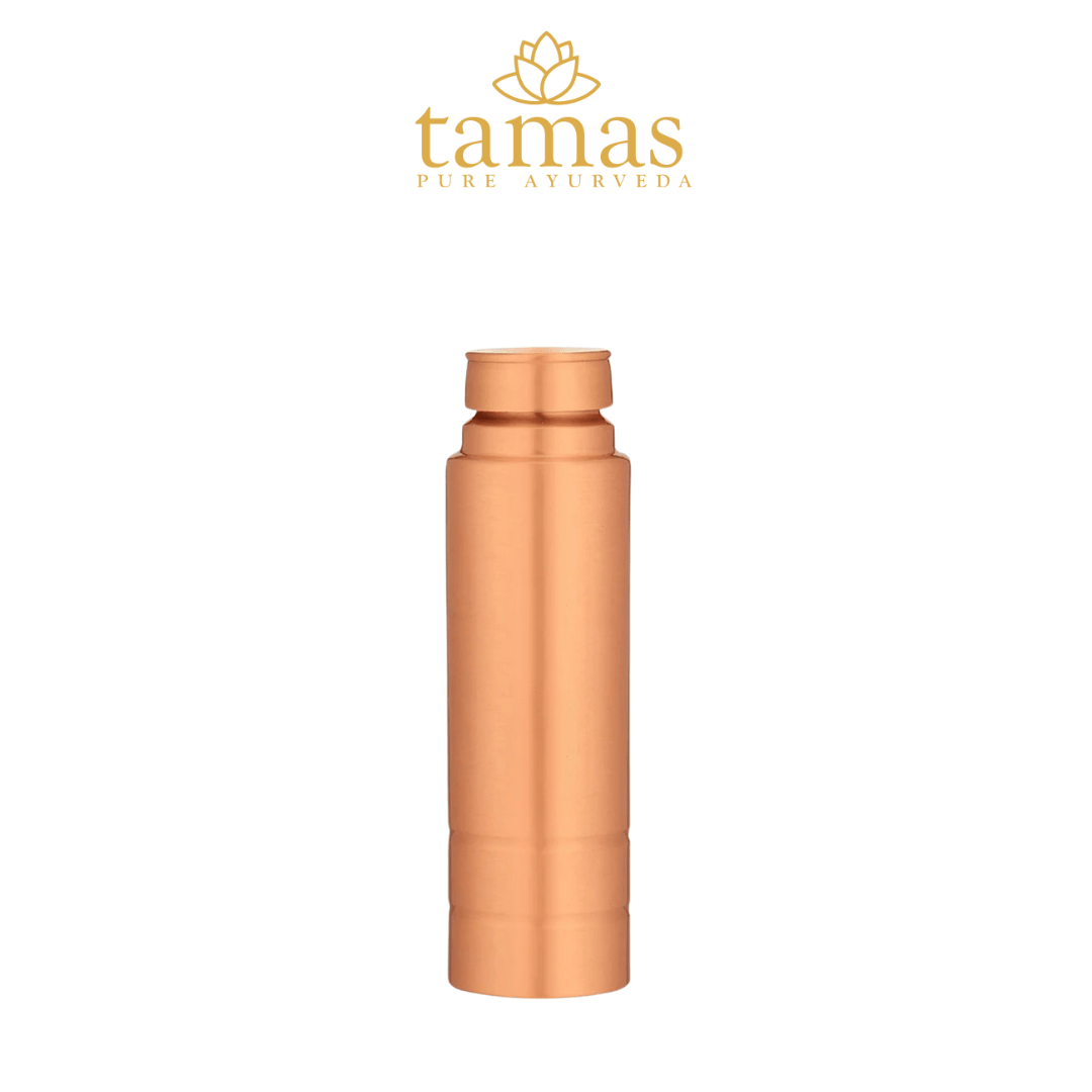 Tamas King Divine Copper Water Bottle | 1000ml Ayurvedic Drinkware
