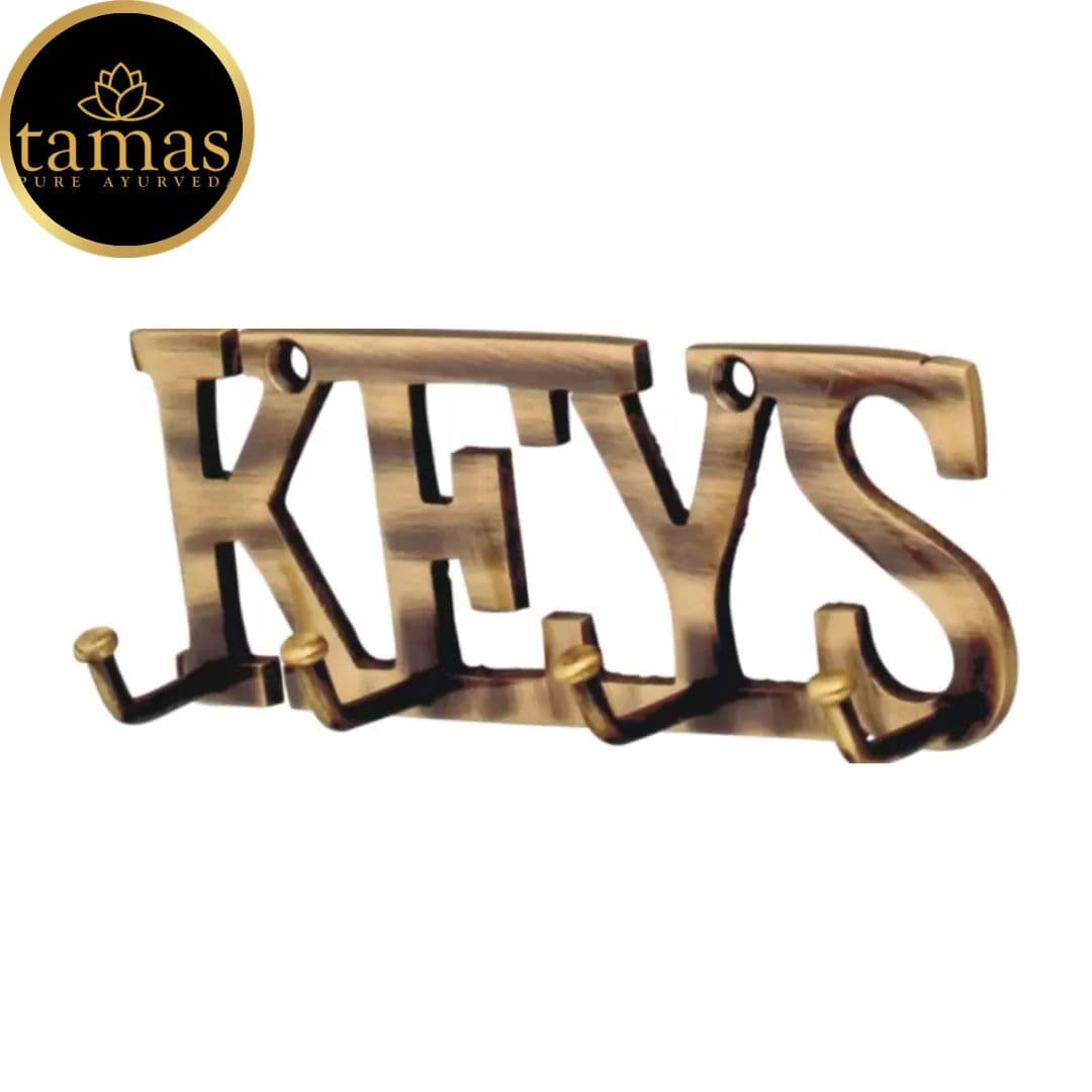 Tamas Brass Key Letter Shaped   Key Holder
