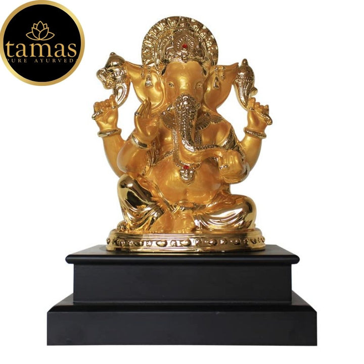 Gold Plated  Lord Ganesha Statue