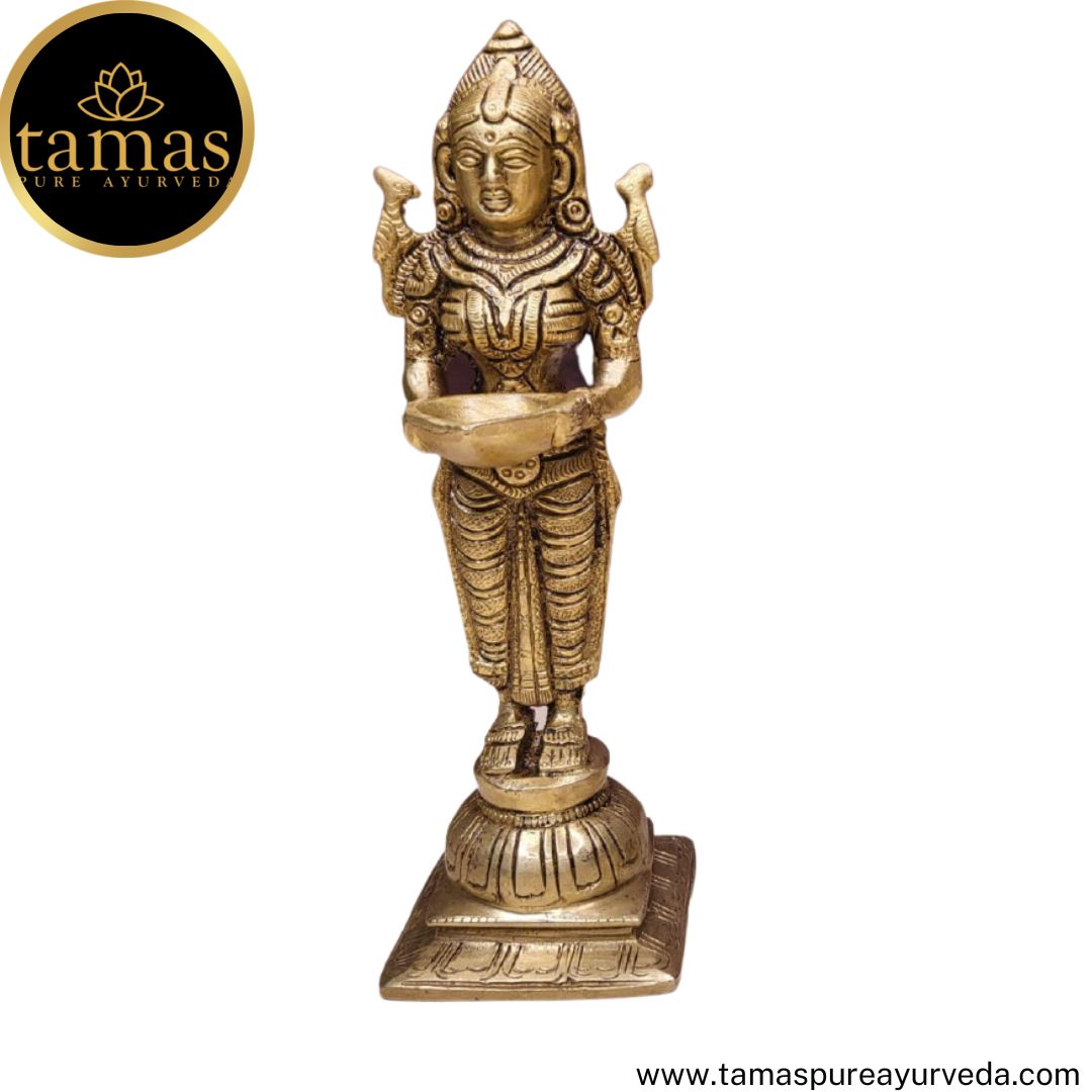 Brass Pavai Lamp