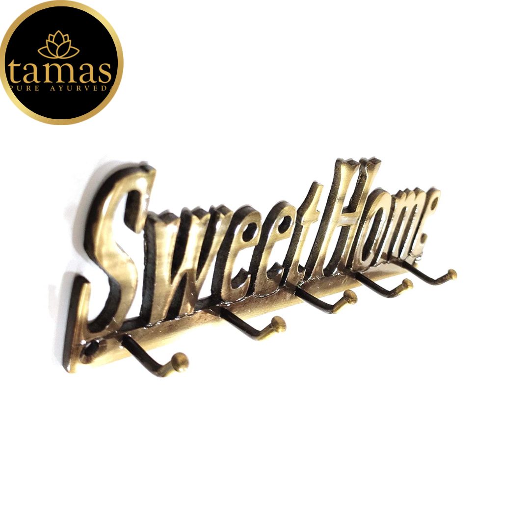 Tamas Brass Sweet Home Key Holder