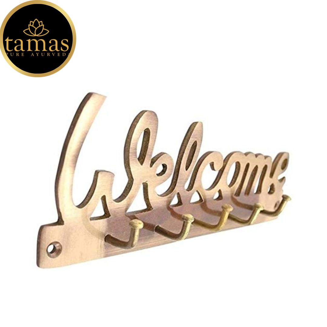 Brass Welcome Key Holder