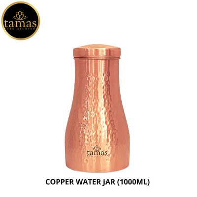 Copper Water Jar (1000 ML) with Luxury Gift Box