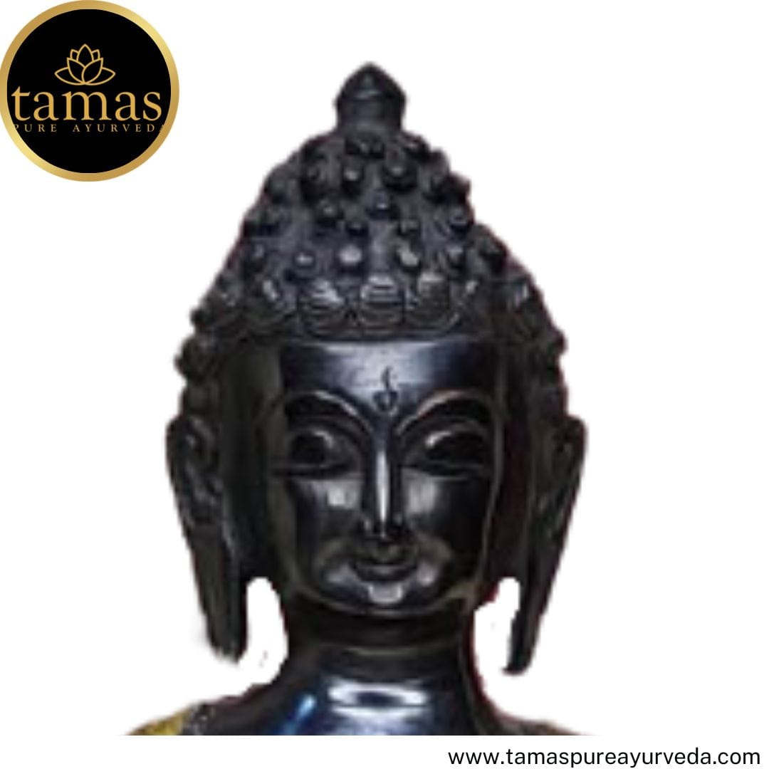 Brass Buddha Head Statue  Idol