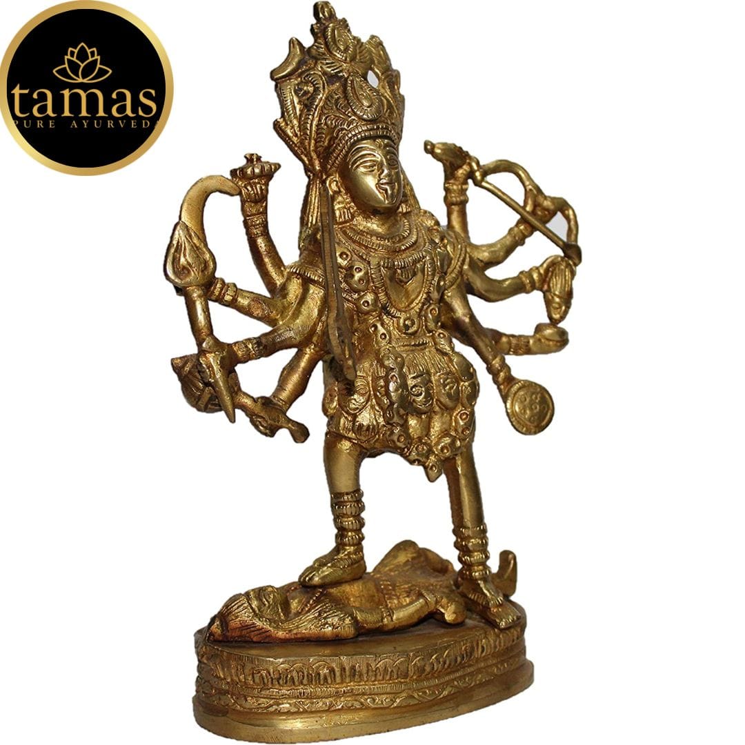 Tamas Brass Maa Kali Hindu Goddess Statue