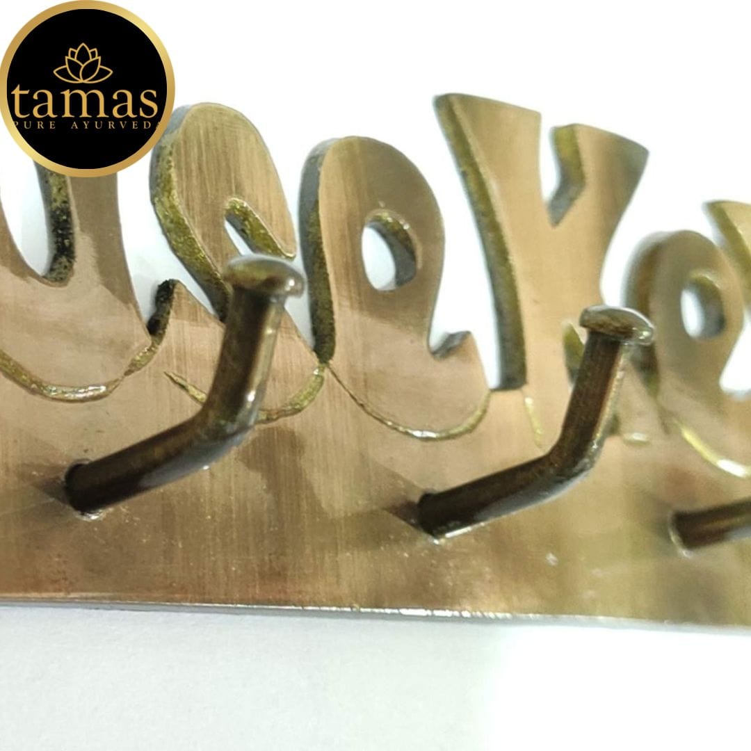 Brass House Keys Shaped Antique Key Holder