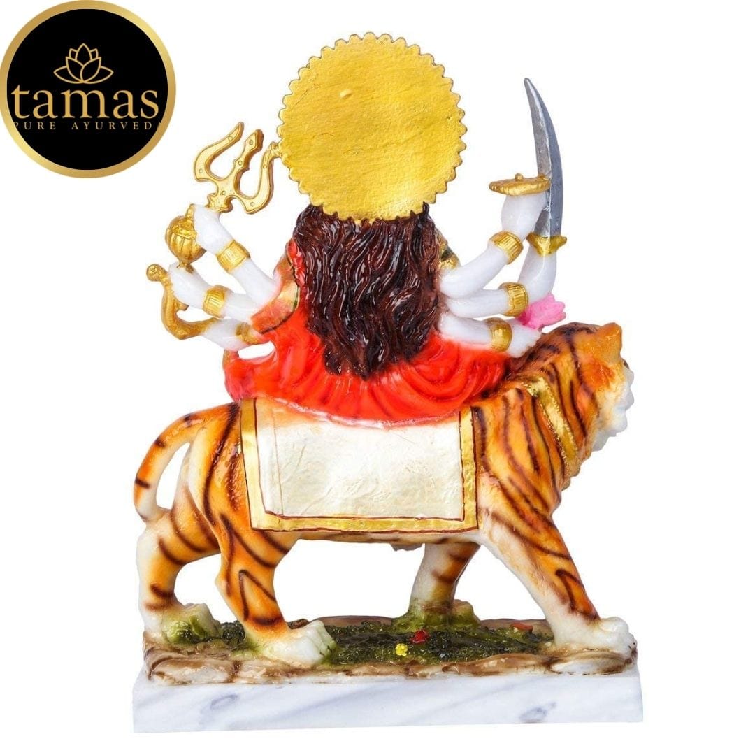 Marble Goddess Maa Durga Devi Statue