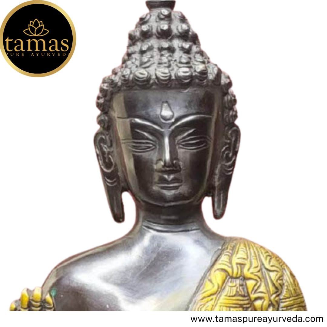 Brass Lord Buddha Blessing Position  Statue  Idol