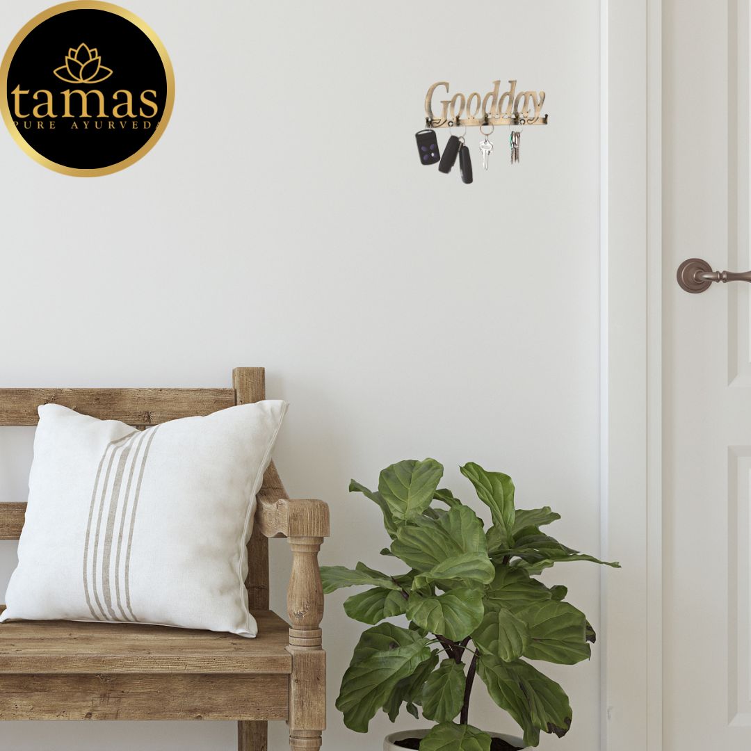 Tamas Brass Good Day Key Holder