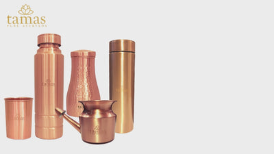 Tamas Hammered Antique Water Jar Copper | 900ml
