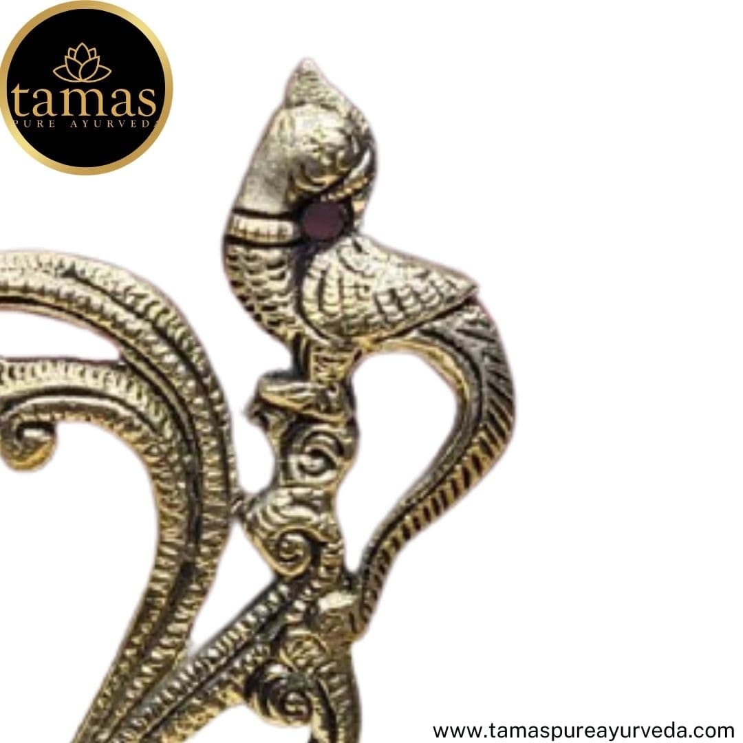 Brass Handcrafted Peacock Diya with Bell