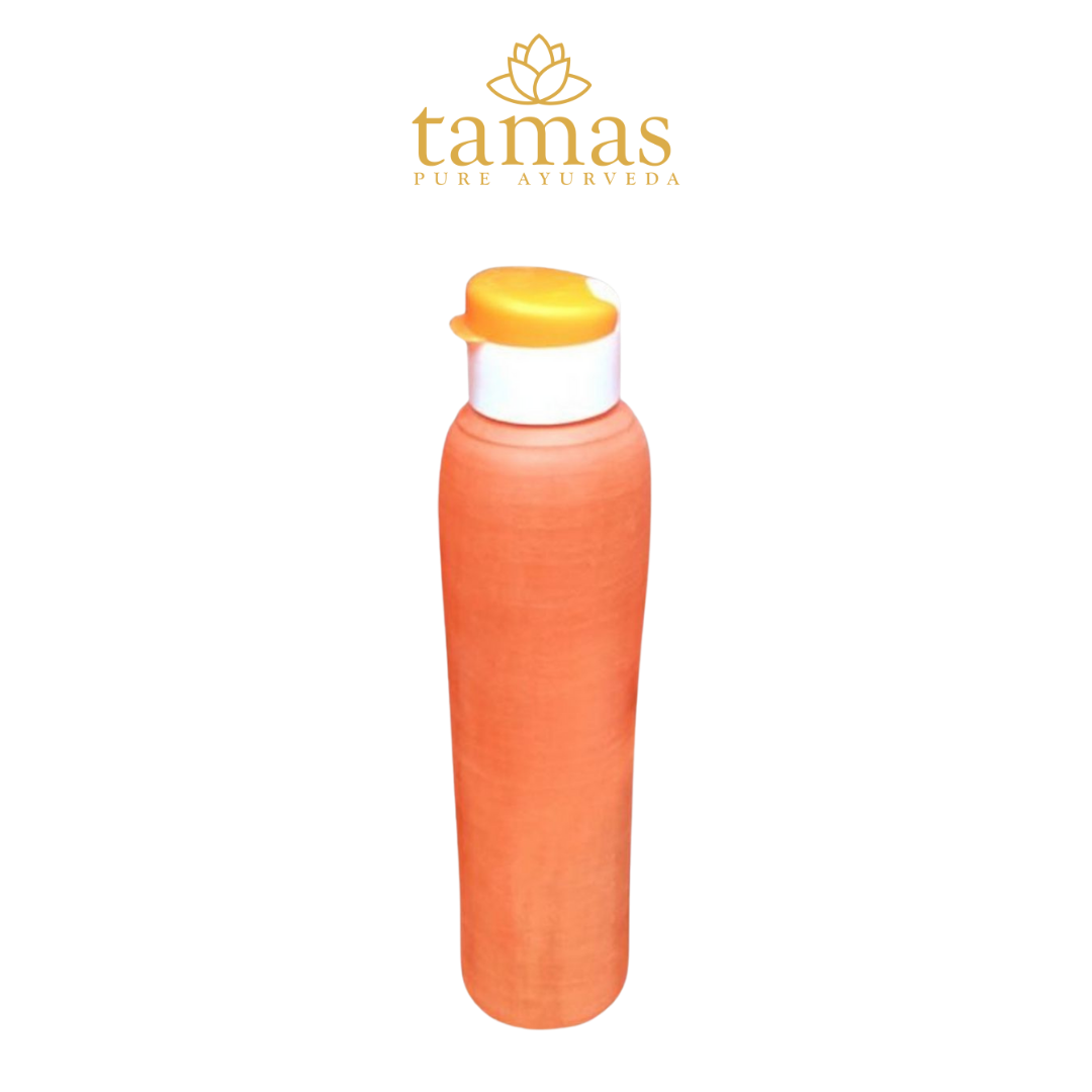 Handmade & Eco-Friendly Earthen (Clay/ Terracotta) Carry Water Bottle with Sipper Cap