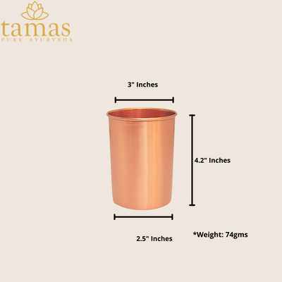 TAMAS SMALL GLASS COPPER | 250ML
