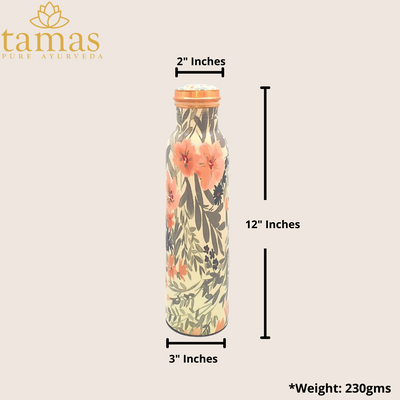 TAMAS Q7 MEENA WATER BOTTLE COPPER | 950ML