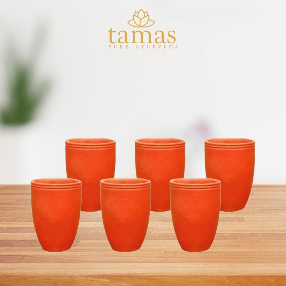 Natural Clay Glass Tamas Pure Ayurveda