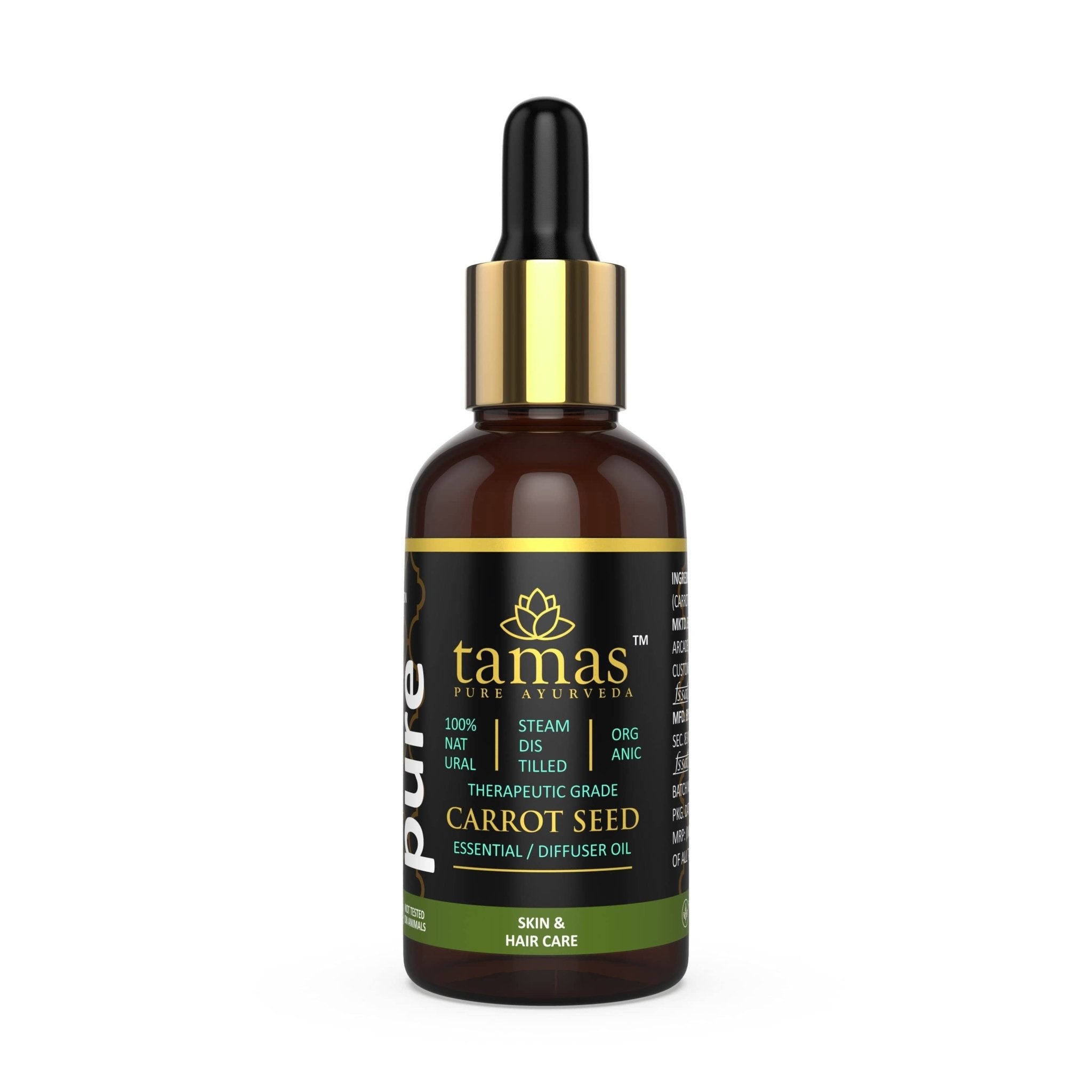 Organic Carrot Seed Essential Oil (Daucus Carota)