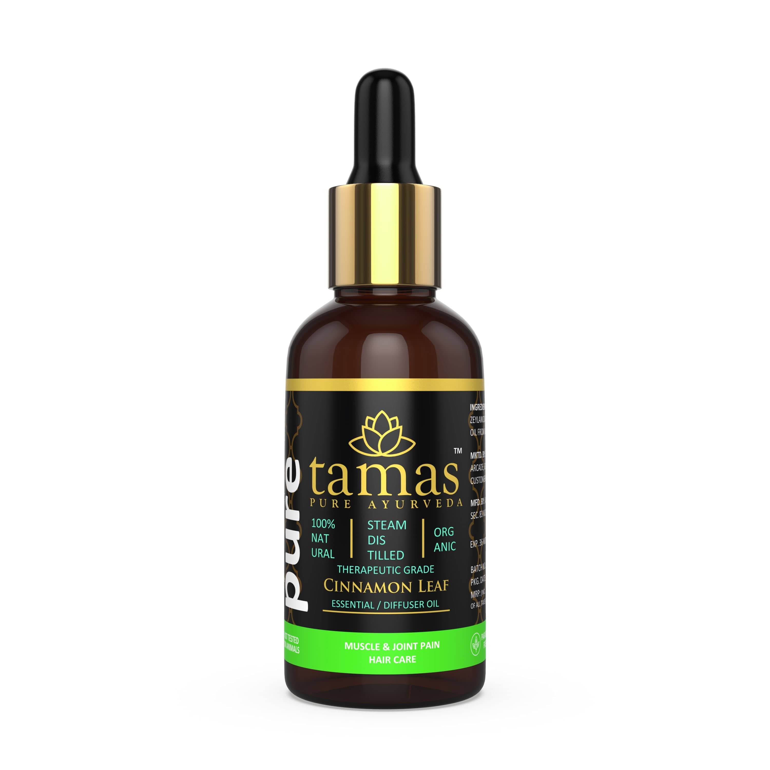 Organic Cinnamon Leaf Essential Oil (Cinnamomum Zeylanicum)