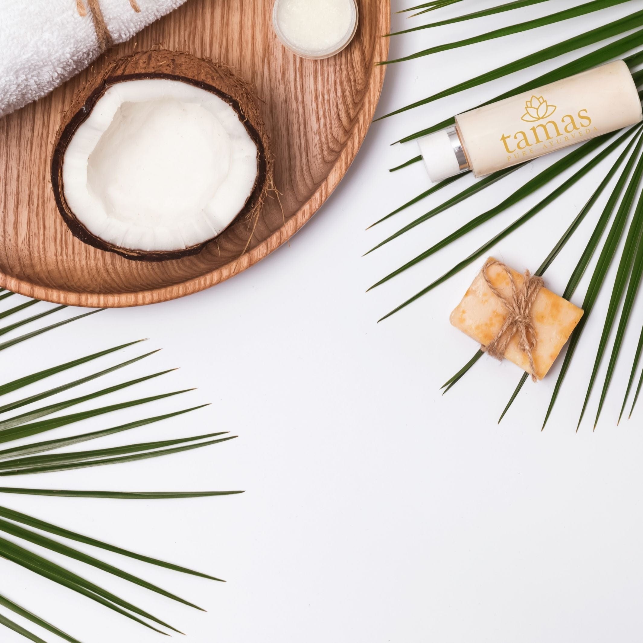 Organic Cold Pressed Coconut Oil (Cocos Nucifera): - Therapeutic Grade|USDA|100% Natural (30ml) - Tamas: Luxury Indian Gifts