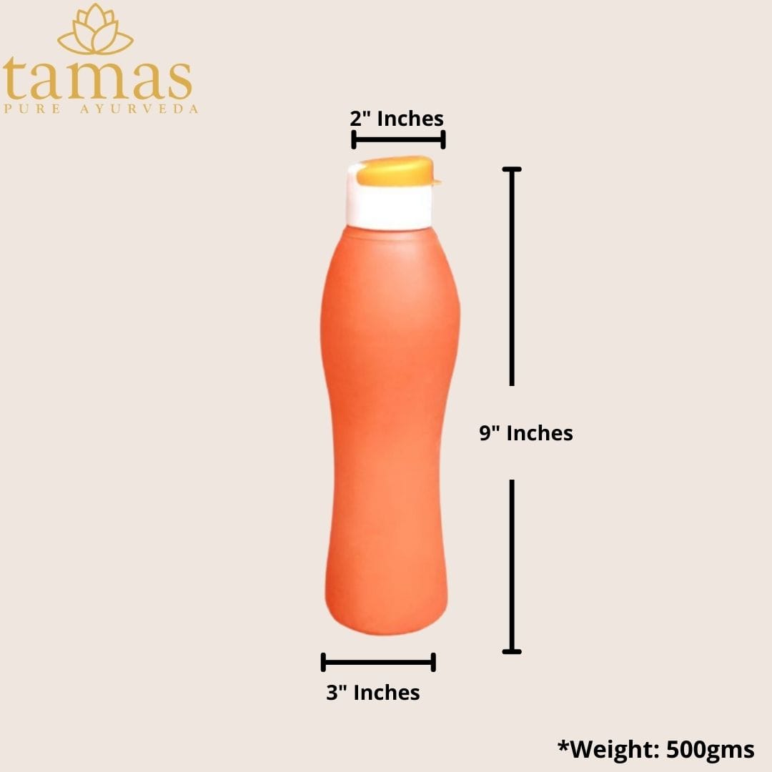 Handmade  (Clay/ Terracotta) Desi Water Bottle with Sipper Cap